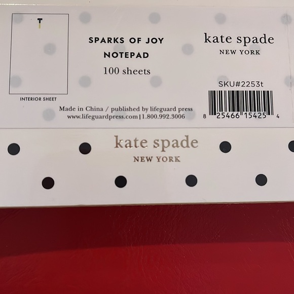 NWT Kate Spade notepad - Picture 3 of 3